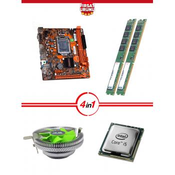 RBD211 İ5-2320 + H61 Anakart + 4GB Ram + Snowman M800 Soğutucu Bundel Set