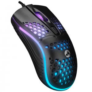 Everest SM-654 ECO Usb Siyah 4D Optik LED Işıklı Gaming Oyuncu Mouse%