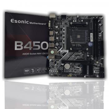 ESONİC B450DA1 AMD AM4 DDR4 M2 HDMI VGA GLAN M.ATX ANAKART