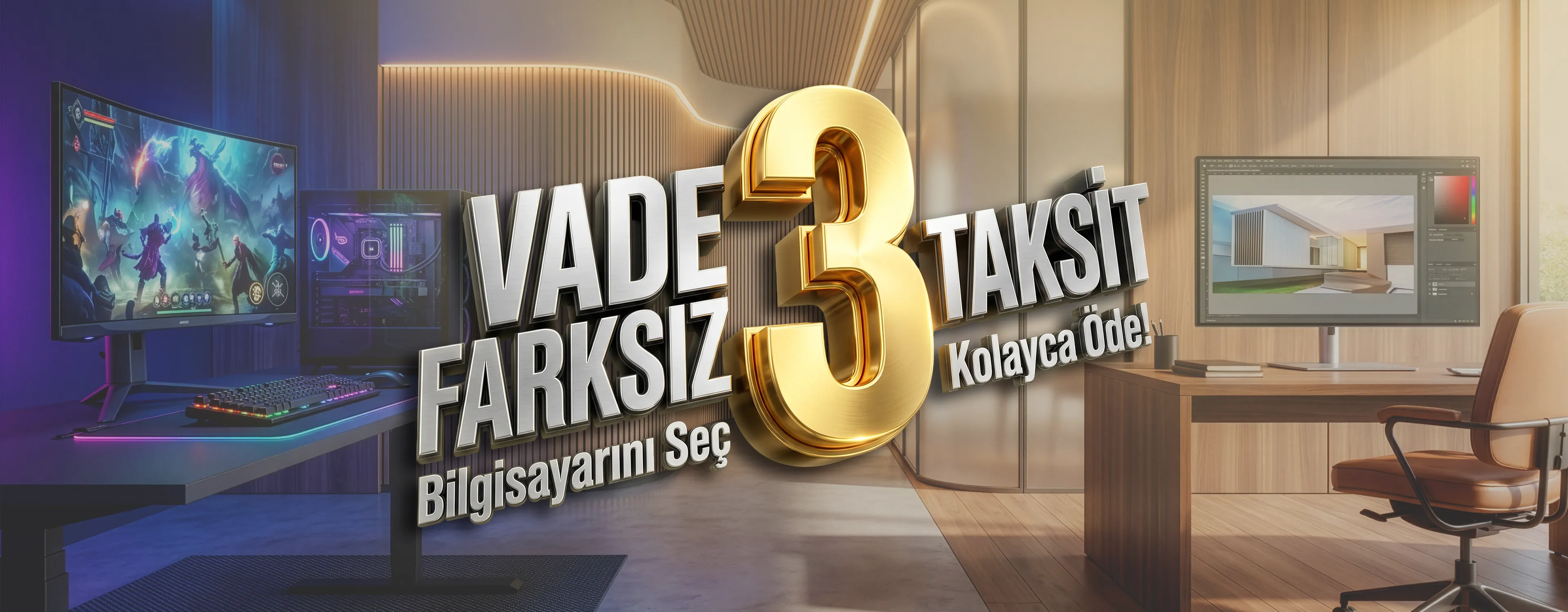 Vade Farksız 3 Taksit