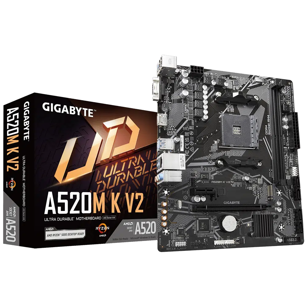 Gigabyte A520M-K V2 AM4 Micro ATX Anakart