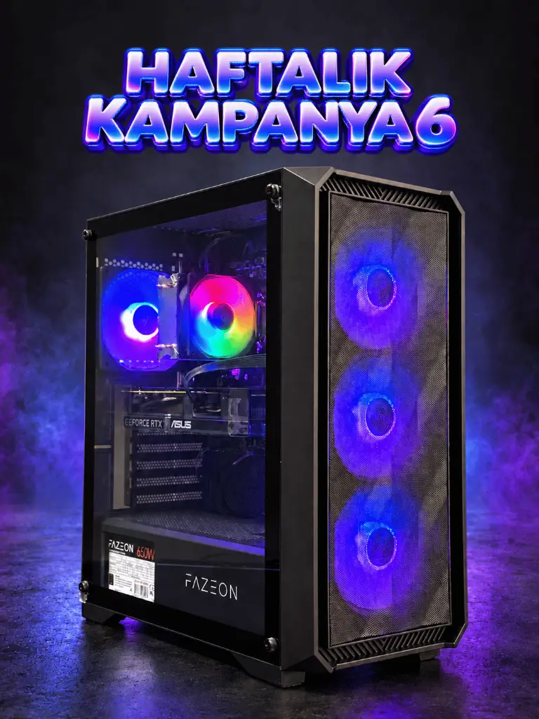 İntel i5 14400F - RTX 5060Ti - 16GB DDR5 Ram - 1TB SSD | Haftalık Kampanya - 5